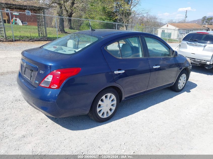 3N1CN7AP0CL922510 | 2012 NISSAN VERSA