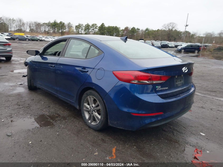 VIN 5NPD84LF9JH258250 2018 HYUNDAI ELANTRA SEL