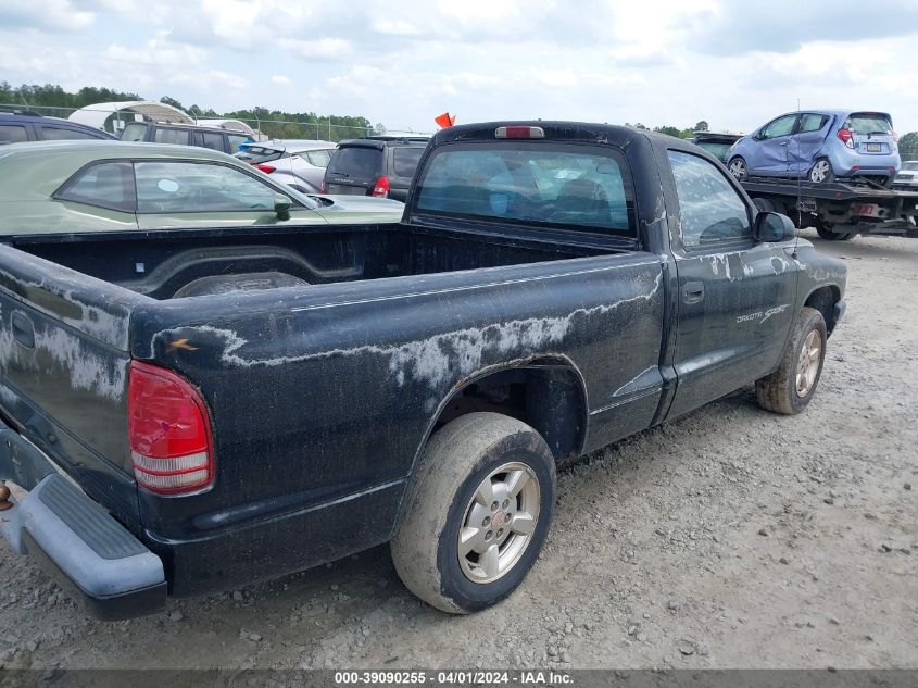 1B7FL26P41S206039 | 2001 DODGE DAKOTA