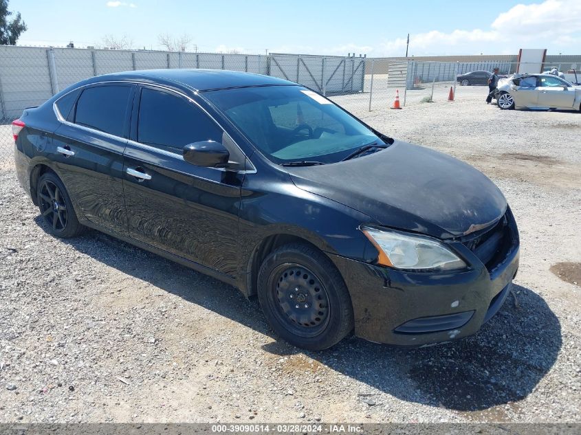 2015 Nissan Sentra S VIN: 3N1AB7AP8FY226887 Lot: 39090514