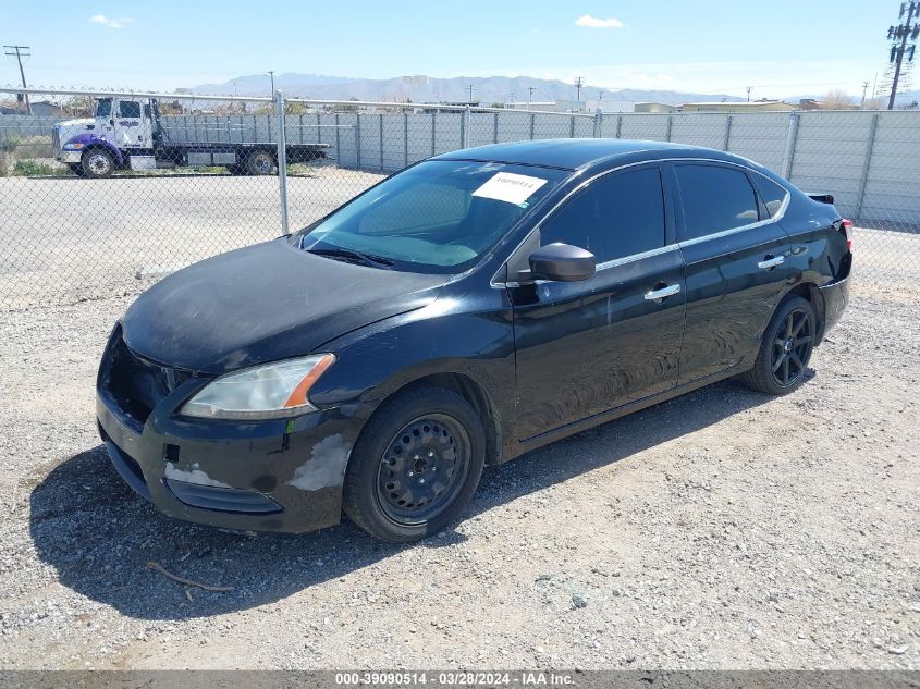 2015 Nissan Sentra S VIN: 3N1AB7AP8FY226887 Lot: 39090514