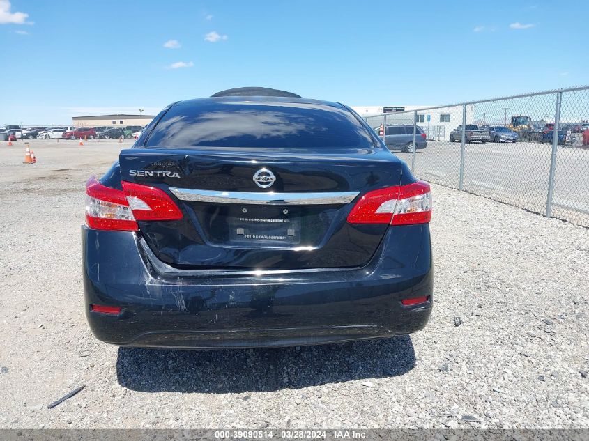 2015 Nissan Sentra S VIN: 3N1AB7AP8FY226887 Lot: 39090514