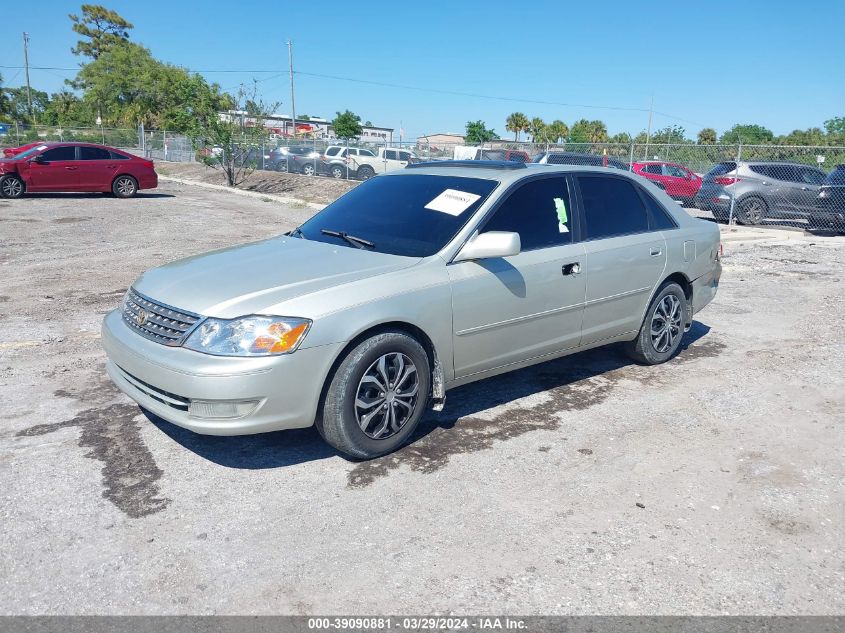 4T1BF28B13U277757 | 2003 TOYOTA AVALON