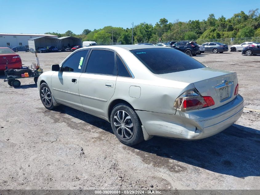 4T1BF28B13U277757 | 2003 TOYOTA AVALON