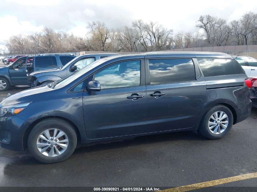 2015 Kia Sedona Lx VIN: KNDMB5C10F6059777 Lot: 39090921