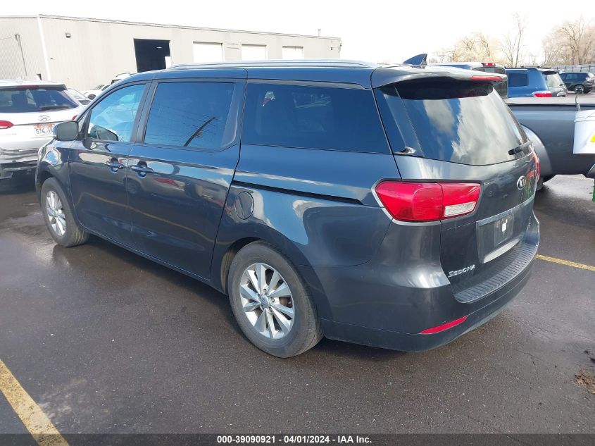 2015 Kia Sedona Lx VIN: KNDMB5C10F6059777 Lot: 39090921