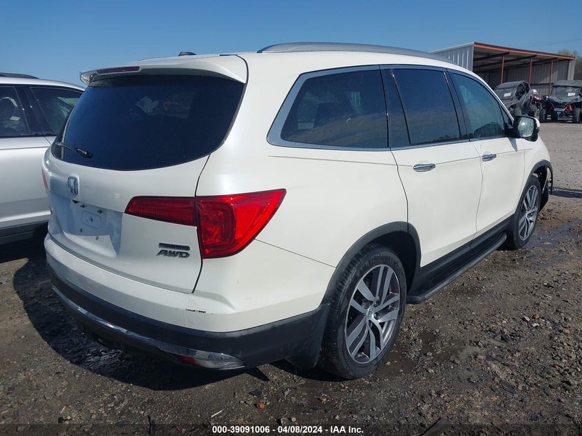 2017 HONDA PILOT TOURING - 5FNYF6H91HB049695