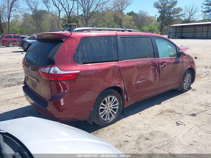 2016 TOYOTA SIENNA VIN: 5TDYK3DC6GS726732