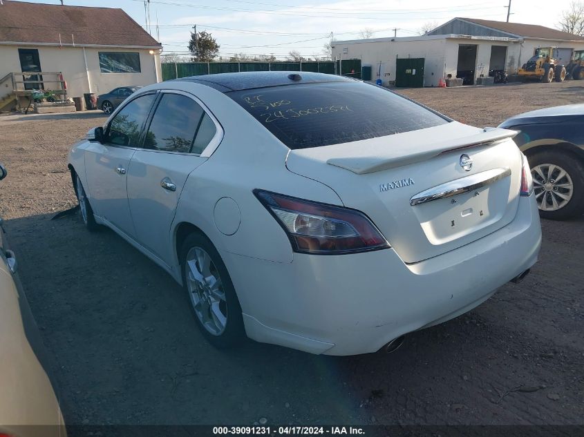 2013 Nissan Maxima 3.5 Sv VIN: 1N4AA5AP9DC842372 Lot: 39091231