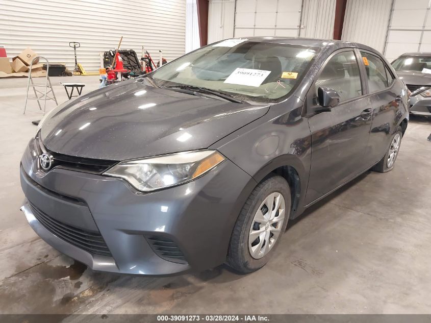 2015 Toyota Corolla L VIN: 5YFBURHE8FP343686 Lot: 39091273