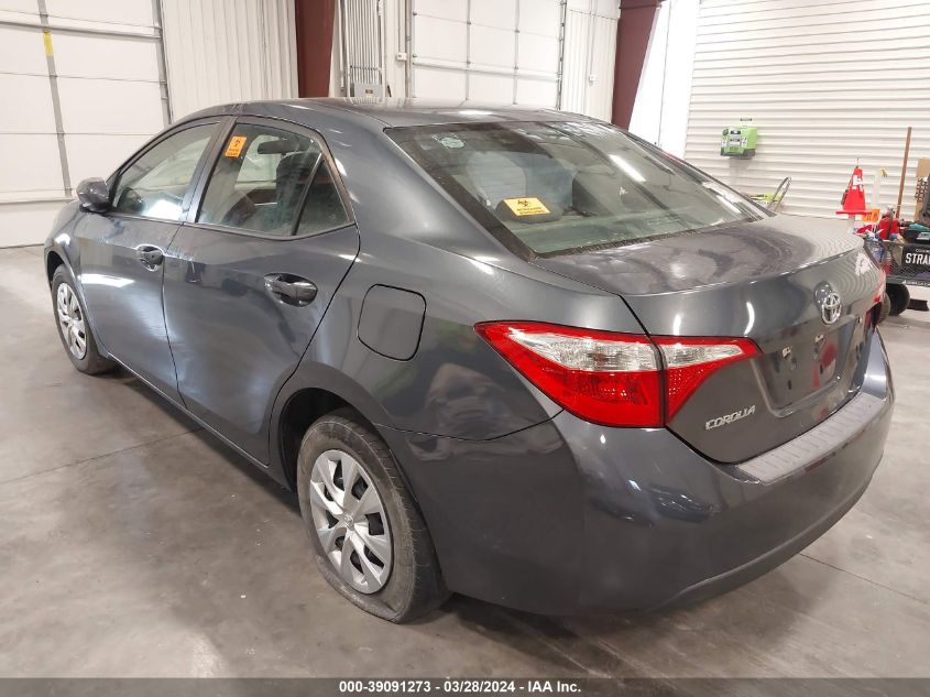 2015 Toyota Corolla L VIN: 5YFBURHE8FP343686 Lot: 39091273