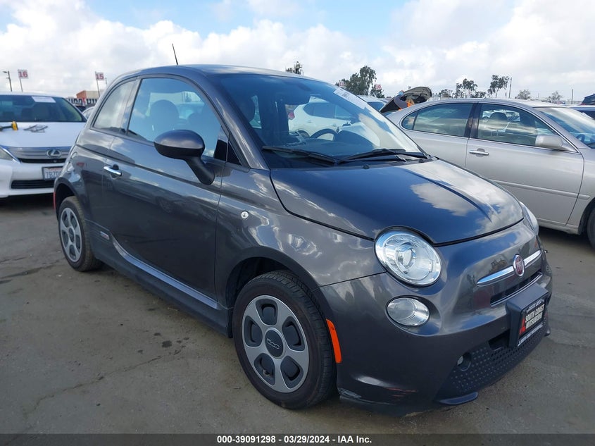 2016 Fiat 500E Battery Electric VIN: 3C3CFFGE9GT170343 Lot: 39091298