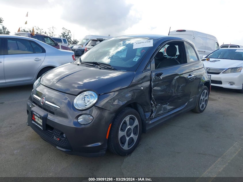 2016 Fiat 500E Battery Electric VIN: 3C3CFFGE9GT170343 Lot: 39091298