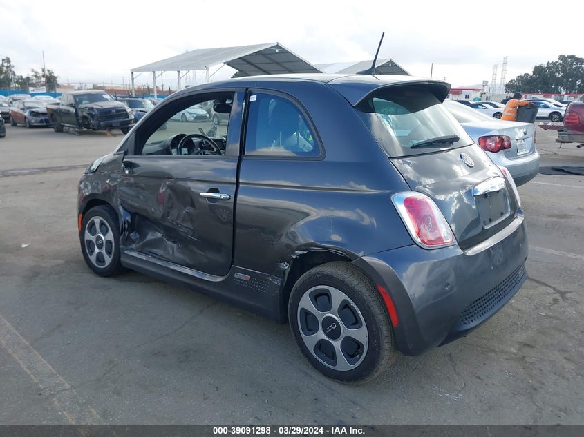 2016 Fiat 500E Battery Electric VIN: 3C3CFFGE9GT170343 Lot: 39091298