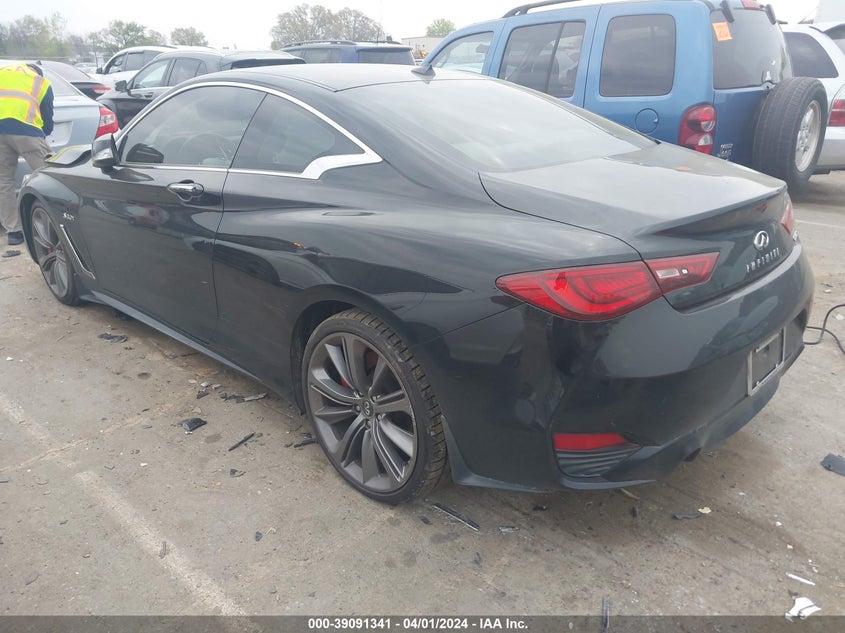 2018 Infiniti Q60 3.0T Red Sport 400 VIN: JN1FV7EK0JM530996 Lot: 39091341