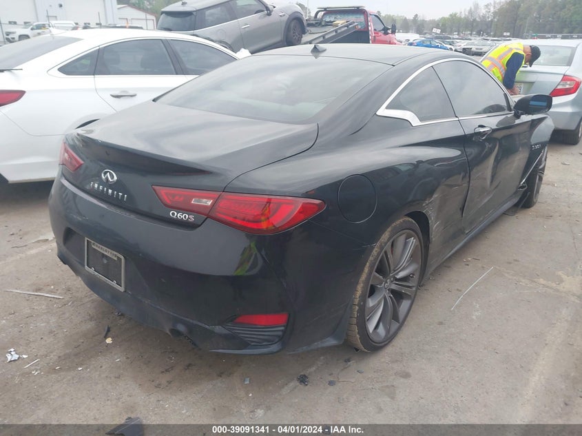 2018 Infiniti Q60 3.0T Red Sport 400 VIN: JN1FV7EK0JM530996 Lot: 39091341
