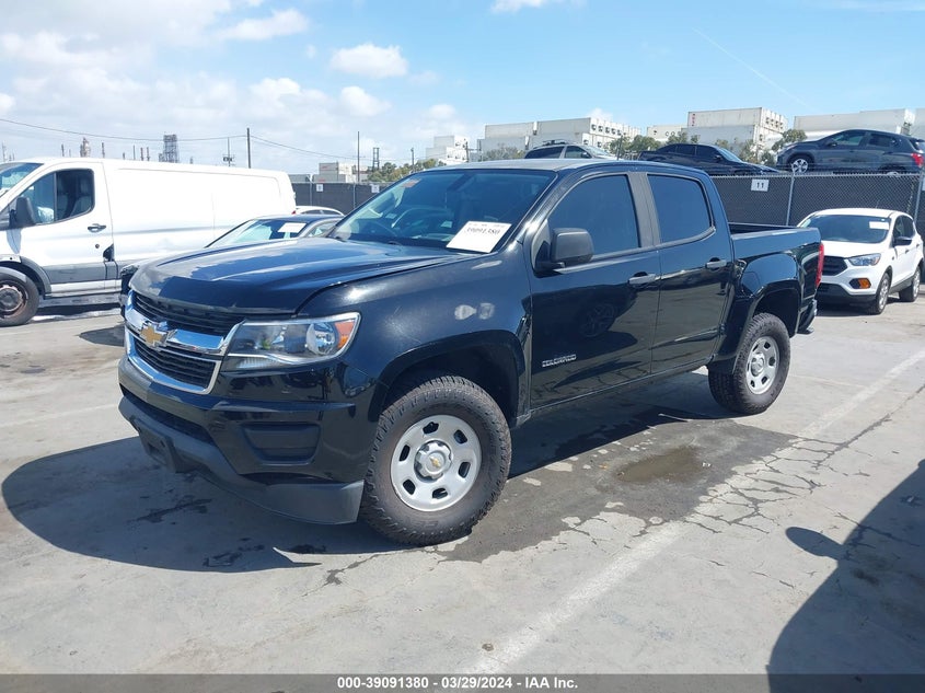 VIN 1GCGSBEA0K1148359 2019 CHEVROLET COLORADO WT