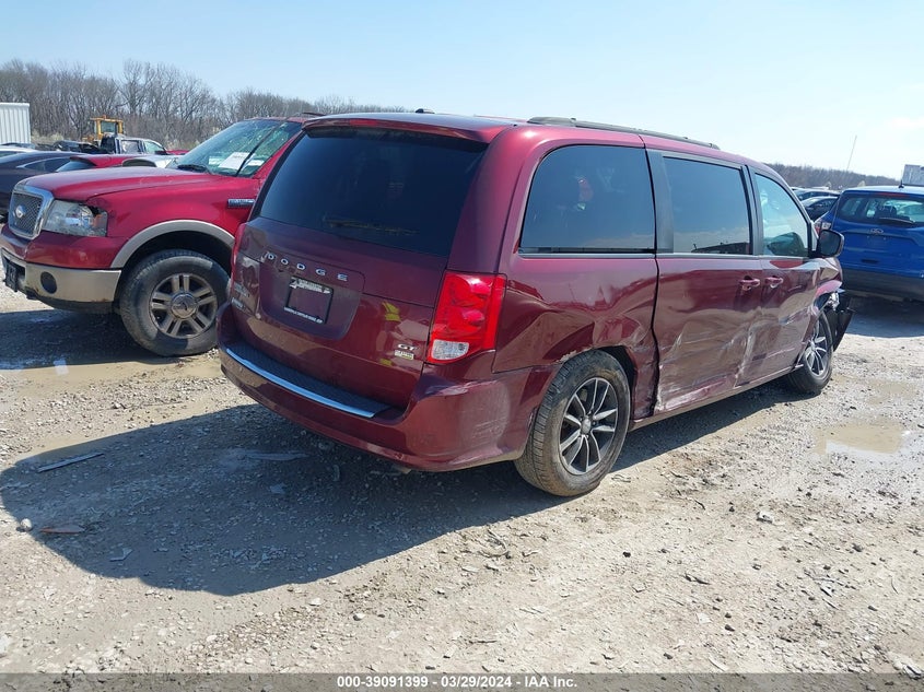 VIN 2C4RDGEG7KR565705 2019 DODGE GRAND CARAVAN GT