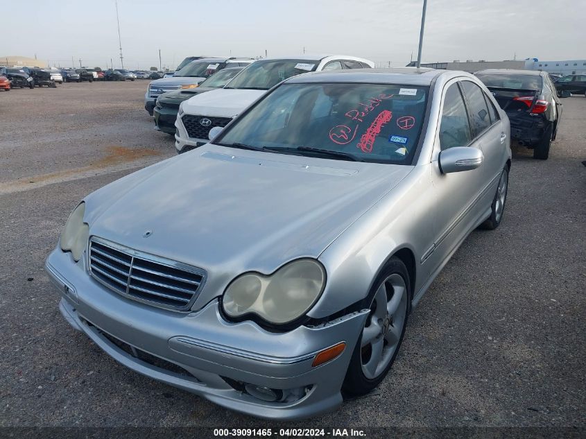 2006 Mercedes-Benz C 230 Sport VIN: WDBRF52H96A869817 Lot: 39091465