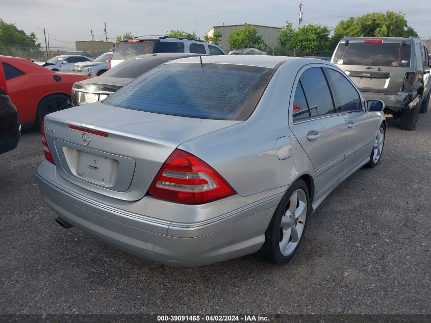 2006 Mercedes-Benz C 230 Sport VIN: WDBRF52H96A869817 Lot: 39091465