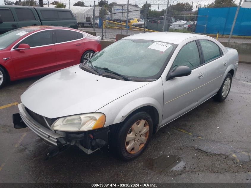 2005 Dodge Stratus Sxt VIN: 1B3EL46X15N558542 Lot: 39091474