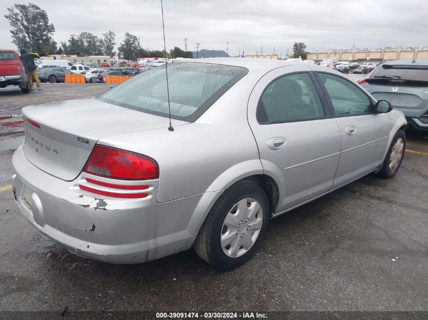 2005 Dodge Stratus Sxt VIN: 1B3EL46X15N558542 Lot: 39091474