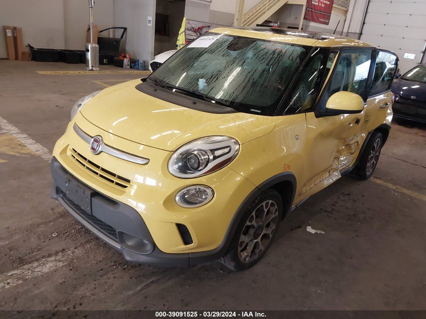 2014 Fiat 500L Trekking VIN: ZFBCFADH5EZ013690 Lot: 39091525