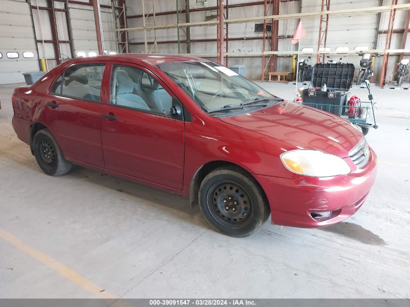 2T1BR32E24C793516 | 2004 TOYOTA COROLLA