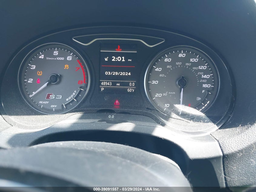 2016 AUDI S3 2.0T PREMIUM PLUS - WAUB1GFF8G1038037