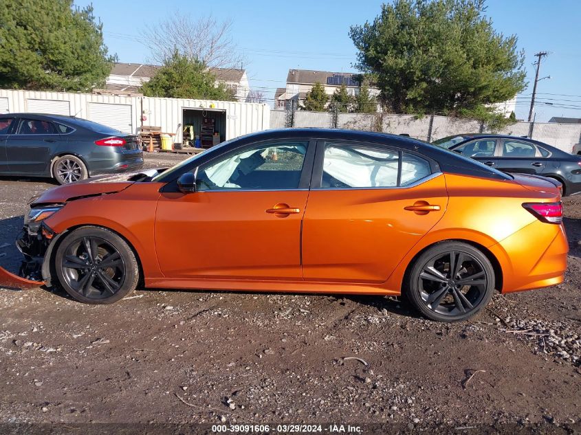 2020 Nissan Sentra Sr Xtronic Cvt VIN: 3N1AB8DVXLY272345 Lot: 39091606