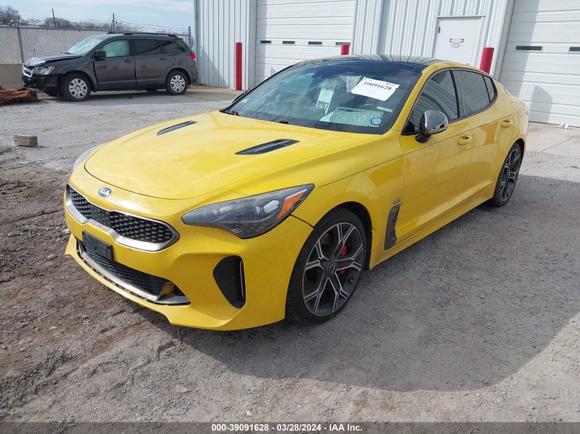 2018 Kia Stinger Gt2 VIN: KNAE55LCXJ6021542 Lot: 39091628