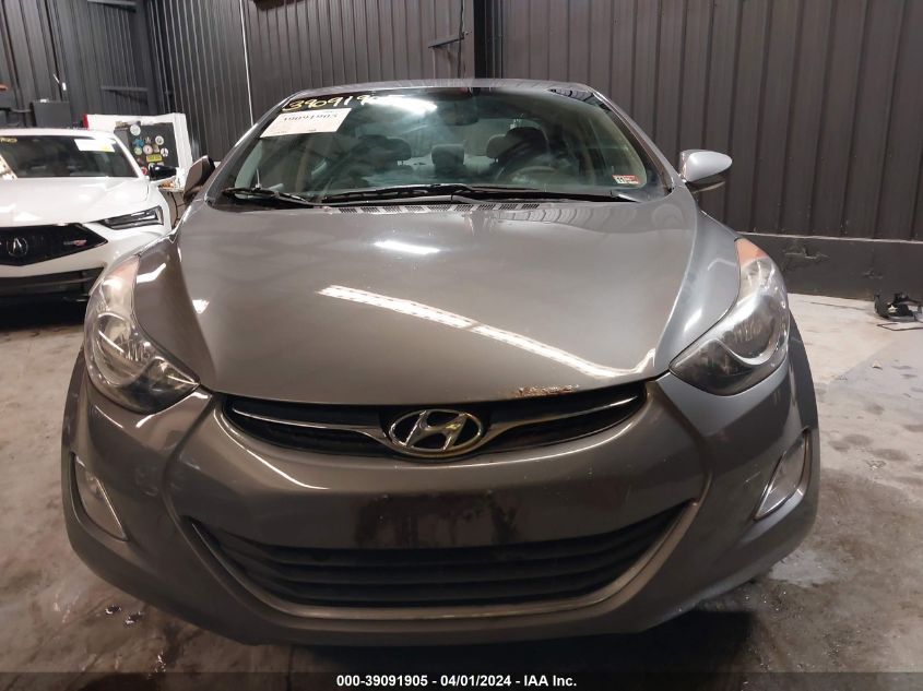 2013 Hyundai Elantra Gls VIN: 5NPDH4AE8DH271361 Lot: 39091905