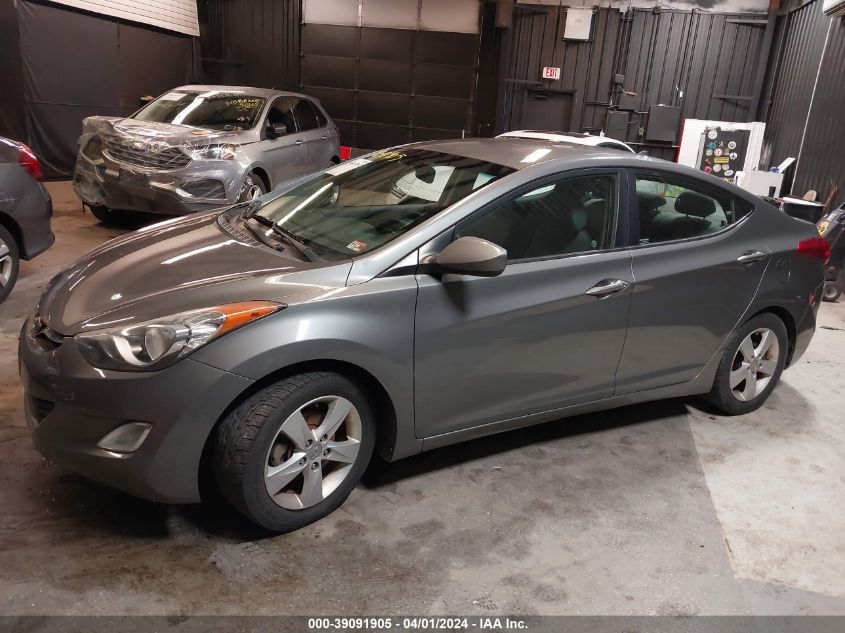 2013 Hyundai Elantra Gls VIN: 5NPDH4AE8DH271361 Lot: 39091905