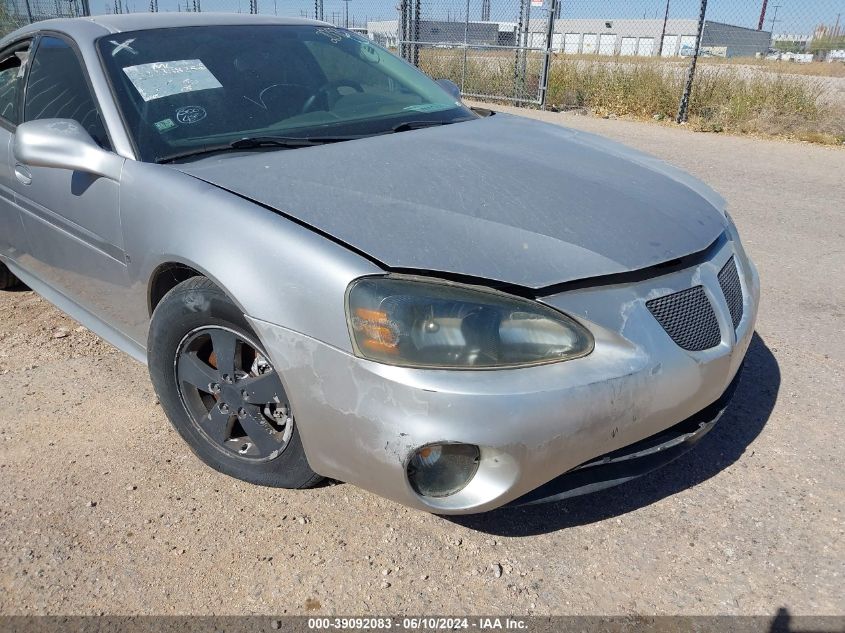 2006 Pontiac Grand Prix VIN: 2G2WP552861252416 Lot: 39092083