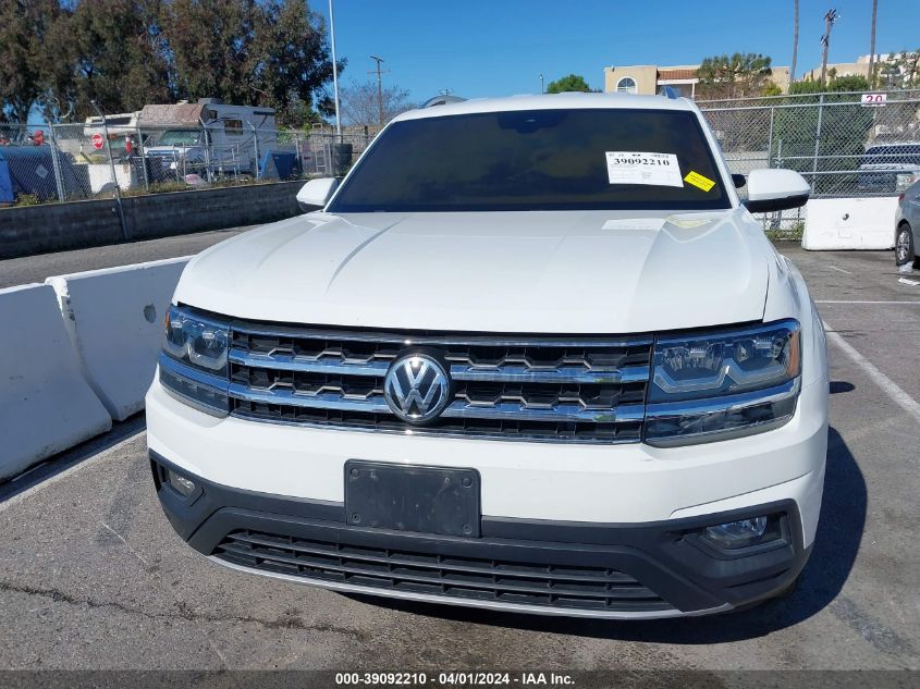 2018 Volkswagen Atlas 3.6L V6 Se/3.6L V6 Se W/Technology VIN: 1V2DR2CA7JC502476 Lot: 39092210