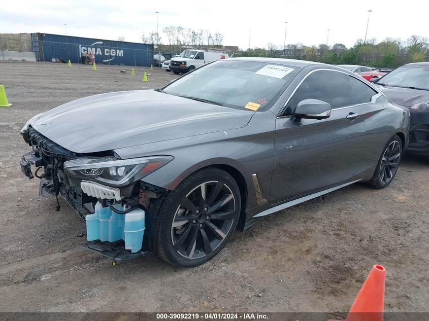 2022 Infiniti Q60 Luxe VIN: JN1EV7KK4NM600148 Lot: 39092219