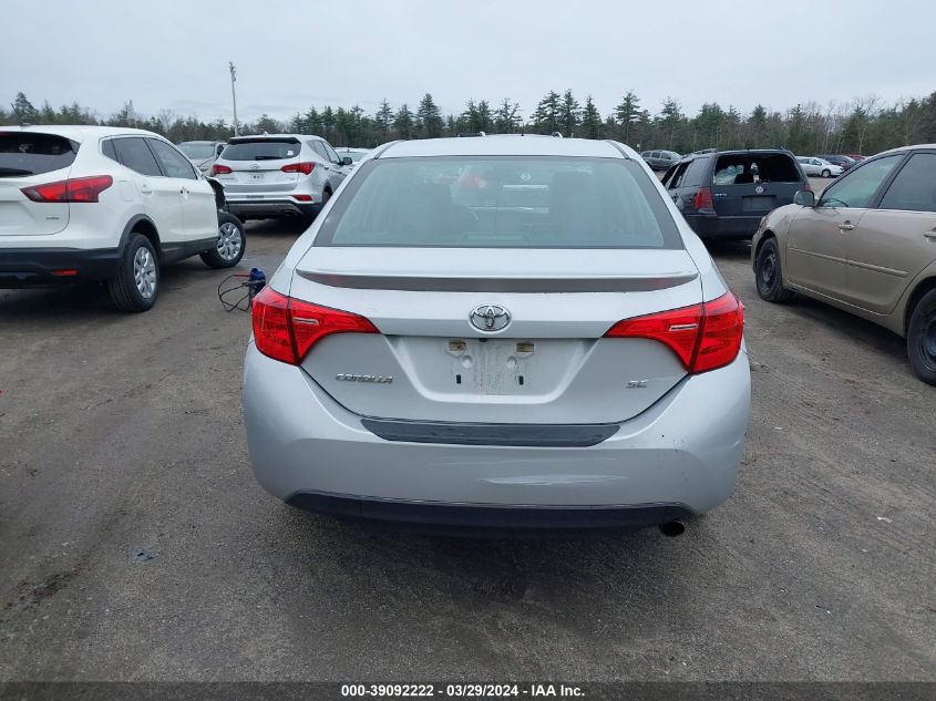 2017 Toyota Corolla Se VIN: 5YFBURHEXHP622902 Lot: 39092222