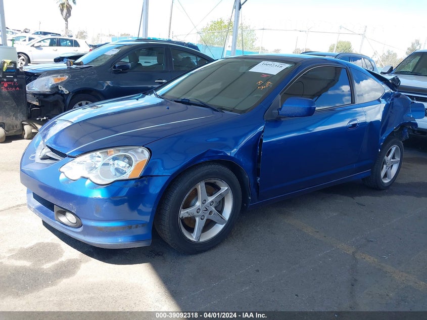 2004 Acura Rsx Type S VIN: JH4DC53074S002192 Lot: 39092318
