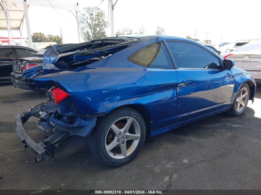 2004 Acura Rsx Type S VIN: JH4DC53074S002192 Lot: 39092318