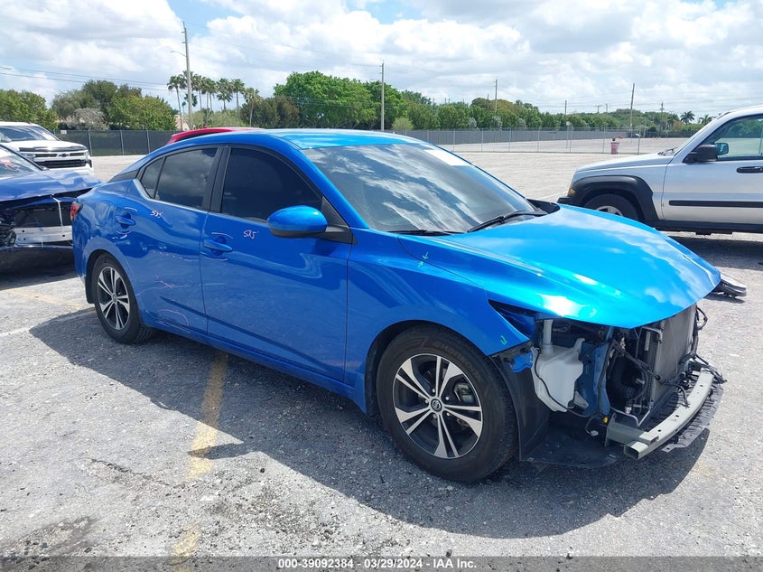 2021 NISSAN SENTRA  (VIN: 3N1AB8CV8MY216133)