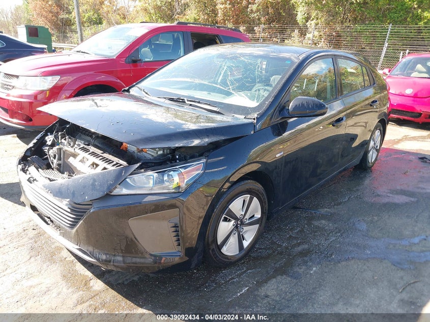 2019 Hyundai Ioniq Hybrid Blue VIN: KMHC65LC4KU176166 Lot: 39092434