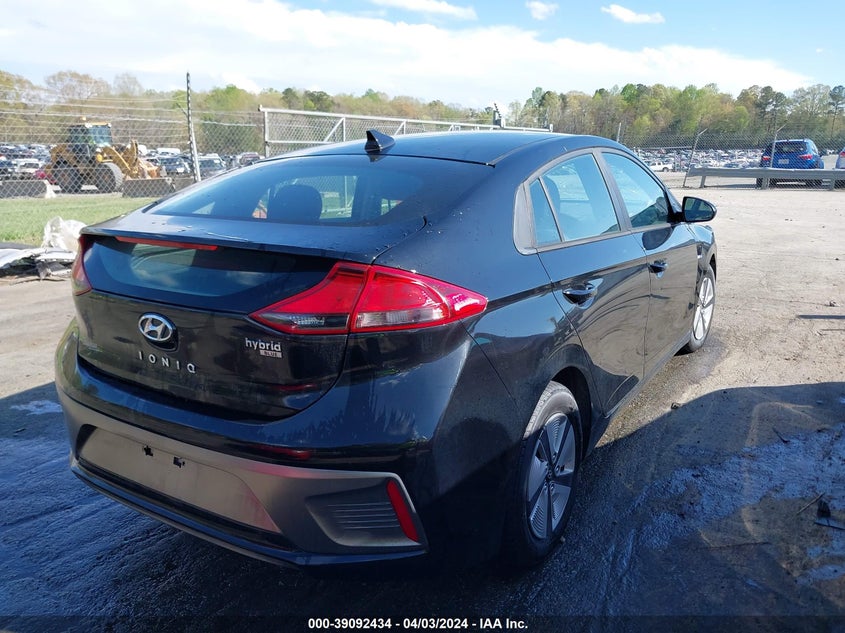 2019 Hyundai Ioniq Hybrid Blue VIN: KMHC65LC4KU176166 Lot: 39092434
