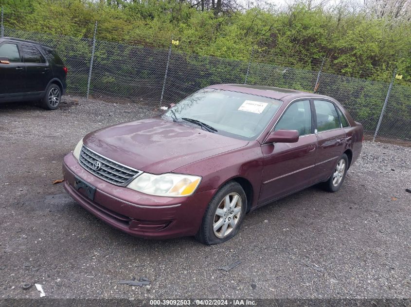 4T1BF28B23U284135 | 2003 TOYOTA AVALON