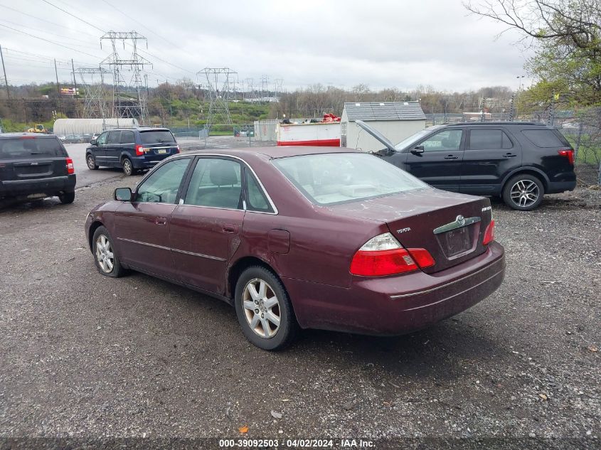 4T1BF28B23U284135 | 2003 TOYOTA AVALON