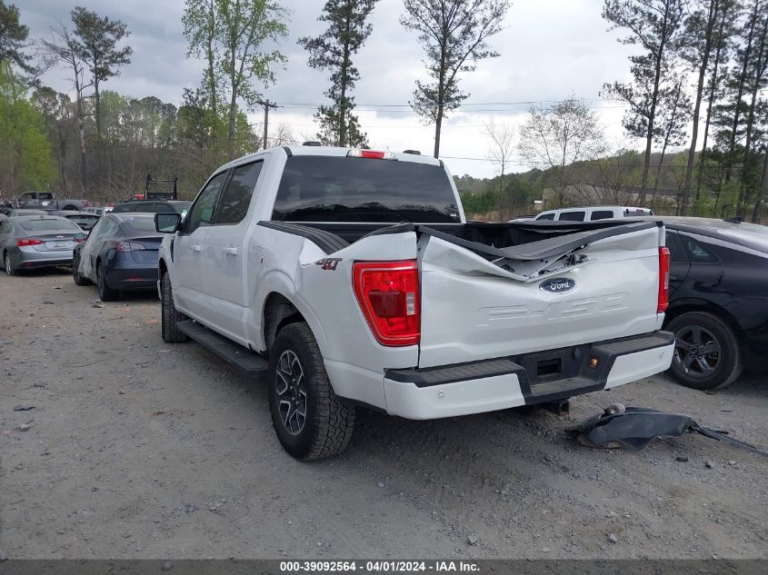 2023 Ford F-150 Xlt VIN: 1FTFW1E54PFB74552 Lot: 39092564