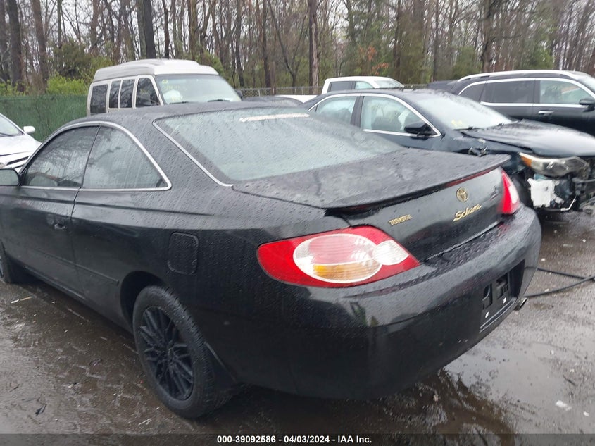 2002 Toyota Camry Solara Sle V6 VIN: 2T1CF28P02C591240 Lot: 39092586