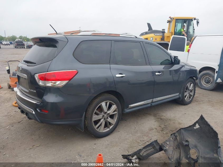 2014 Nissan Pathfinder Platinum VIN: 5N1AR2MN2EC641129 Lot: 39092662