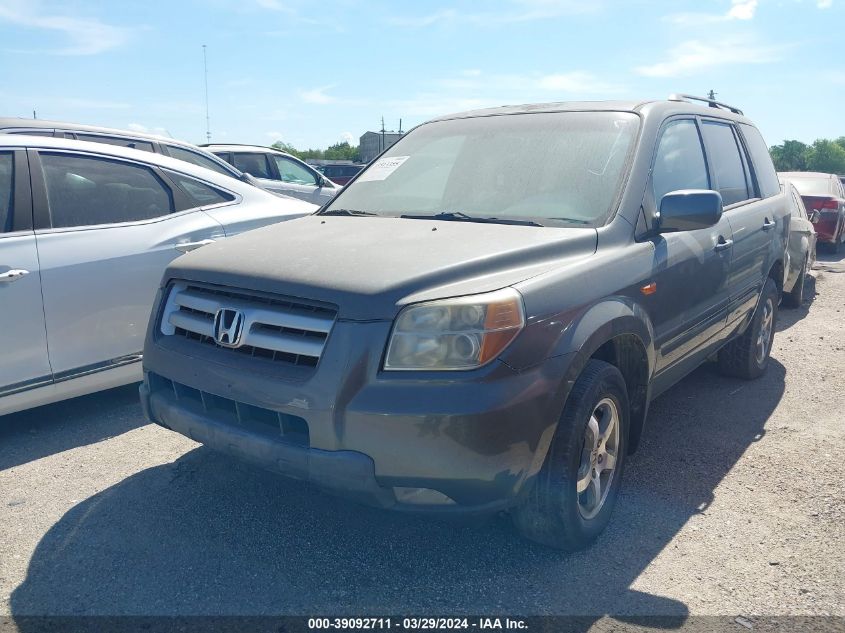 2008 Honda Pilot Ex-L VIN: 5FNYF28528B025394 Lot: 39092711