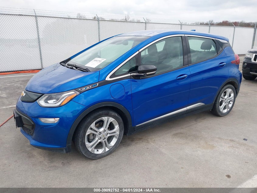 2019 CHEVROLET BOLT EV LT - 1G1FY6S05K4107889