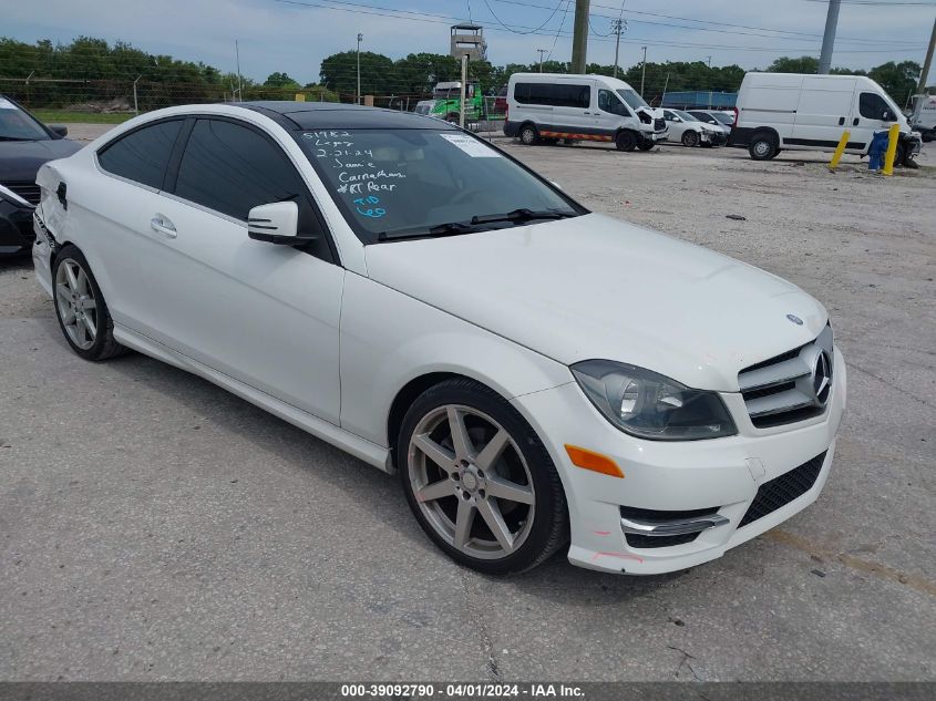 2013 Mercedes-Benz C 250 VIN: WDDGJ4HB7DG050891 Lot: 39092790